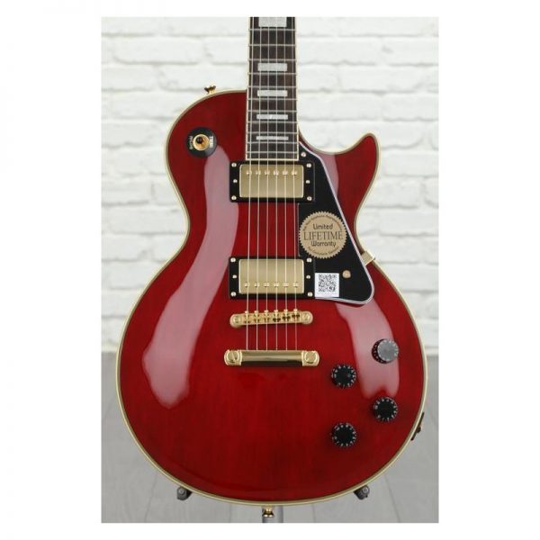 Epiphone Les Paul Custom Pro, Sweetwater Exclusive - Wine Red