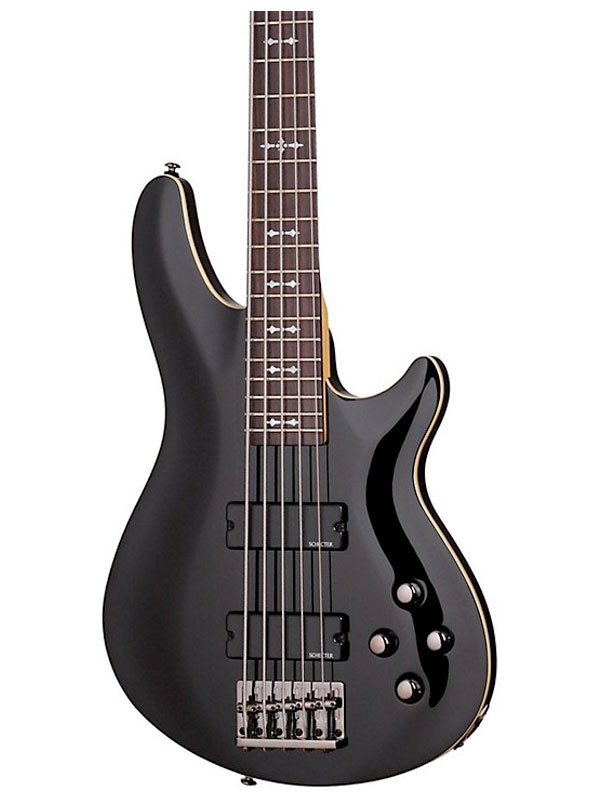 Schecter Omen-5 Bass Guitar Gloss Black